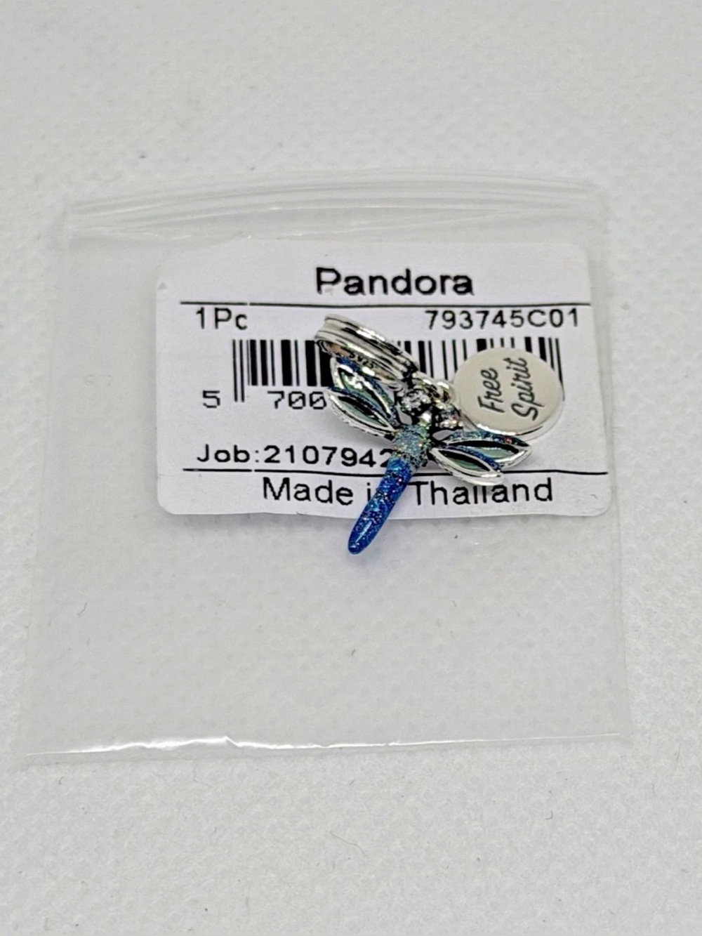 Pandora Dragonfly Double Dangle Charm - 793745C01